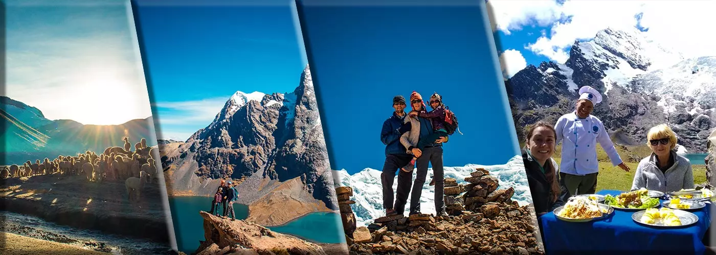 Ausangate + Trek de la Montagne de l'Arc-en-ciel 4 jours et 3 nuits - Trekkers locaux Pérou - Local Trekkers Peru